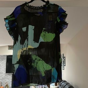 NWT City Chic sheer top. Size M (18)